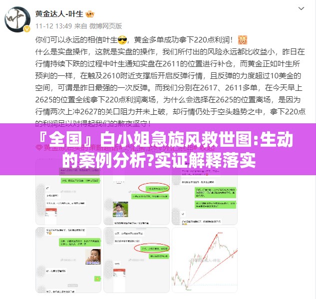 『全国』白小姐急旋风救世图:生动的案例分析?实证解释落实