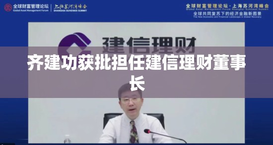 齐建功获批担任建信理财董事长