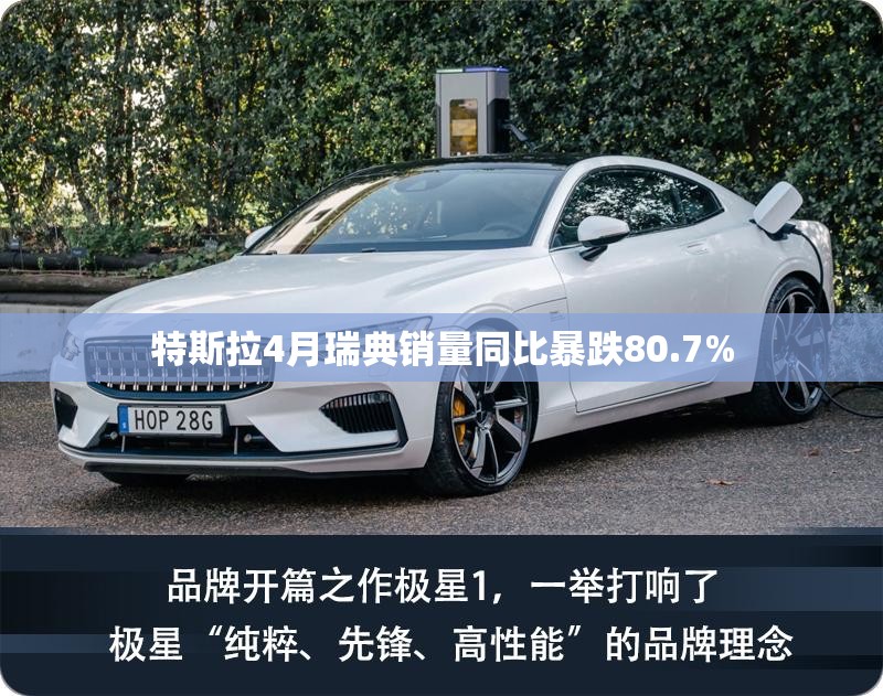 特斯拉4月瑞典销量同比暴跌80.7%