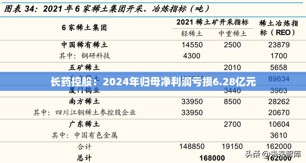 长药控股：2024年归母净利润亏损6.28亿元