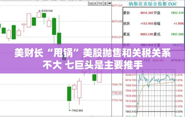 美财长“甩锅”美股抛售和关税关系不大 七巨头是主要推手